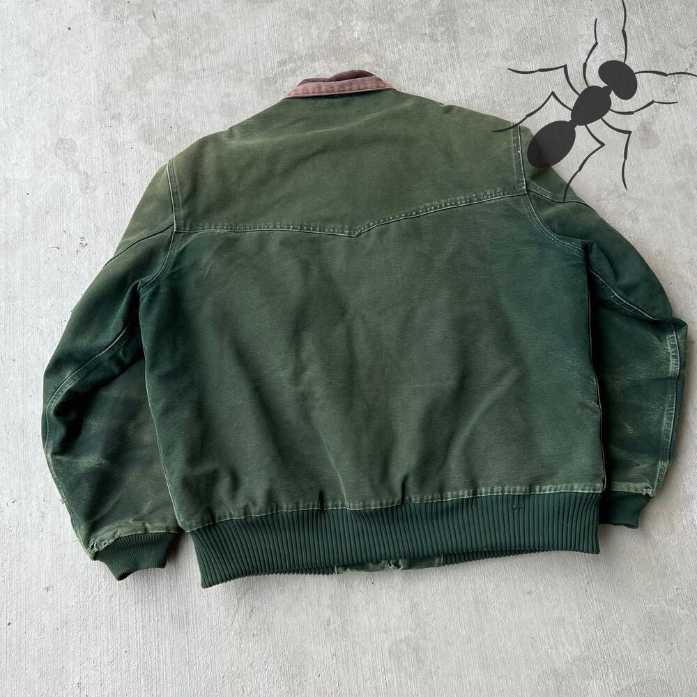 Carhartt J14 SPC green santa fe work wear jacket - Picture 4 of 15